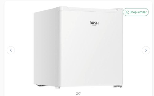 Bush table top freezer white - bush,