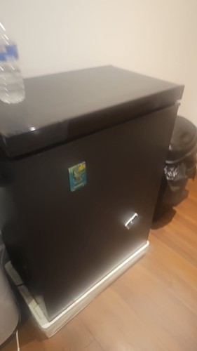 Black chest freezer - chest,